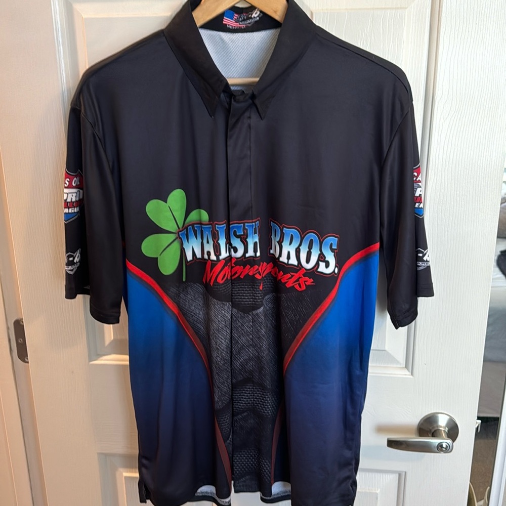Walsh Bros Motorsports Lucas Oil Pro Pulling League Button Up Shirt